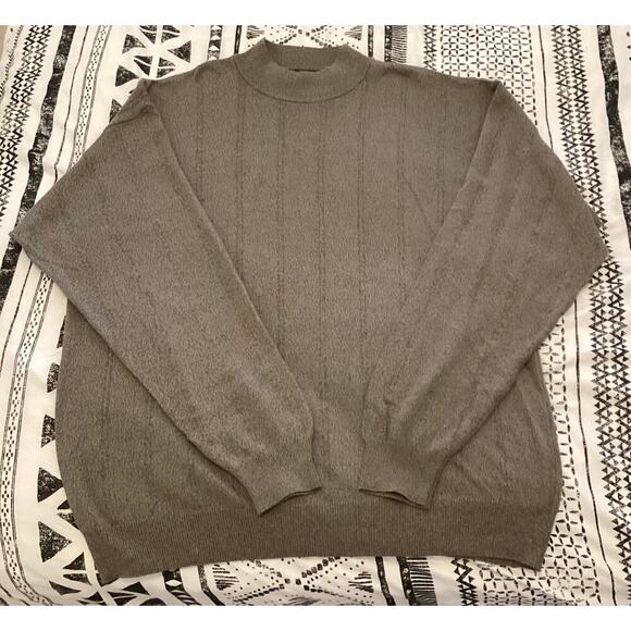 Principe crew neck sweater gray mens L - Picture 1 of 4